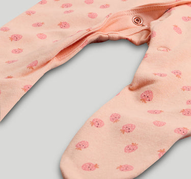 Mothercare 3 Pack Strawberry Sleepsuits