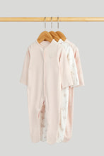 Load image into Gallery viewer, Mothercare 3 Pack My First Pink Sleepsuits

