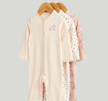 Mothercare 3 Pack My First Footless Sleepsuits