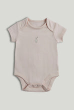 Load image into Gallery viewer, Mothercare 5 Pack My First Pink Short-Sleeved Bodysuits
