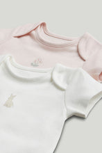 Load image into Gallery viewer, Mothercare 5 Pack My First Pink Short-Sleeved Bodysuits
