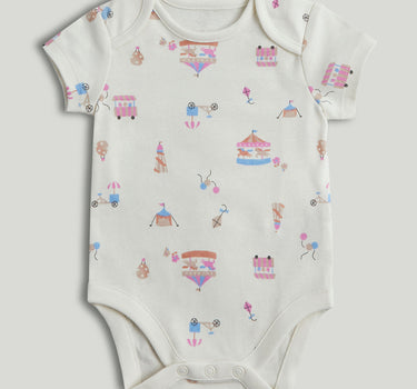 Mothercare 5 Pack Carnival Short-Sleeved Bodysuits