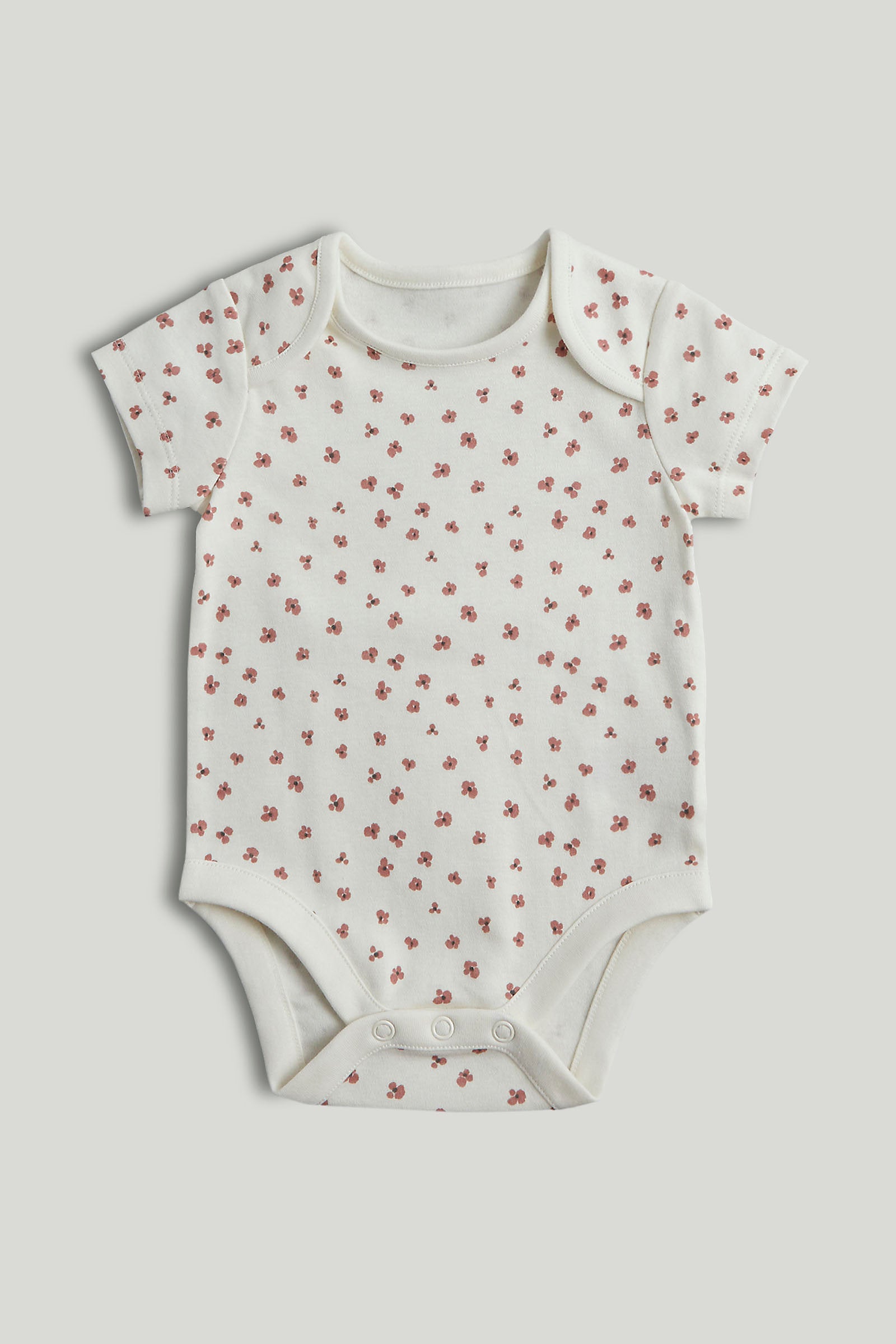 Mothercare 5 Pack My First Leopard Short-Sleeved Bodysuits