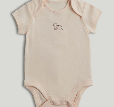 Mothercare 5 Pack My First Leopard Short-Sleeved Bodysuits