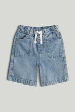 Load image into Gallery viewer, Mothercare Denim Bermuda Shorts
