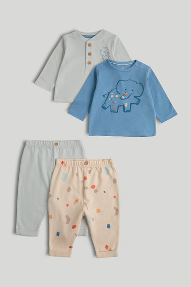 Mothercare 4-Piece Set Tops and Joggers