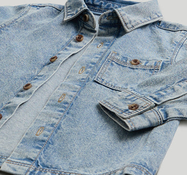 Mothercare Denim Shirt and T-Shirt Set