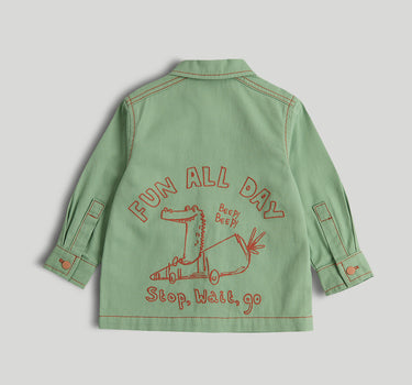 Mothercare Green Cotton Shirt