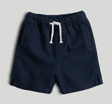 Mothercare Navy Linen Blend Shorts