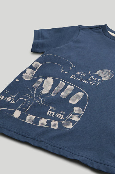 Mothercare Navy Dinosaur T-Shirt