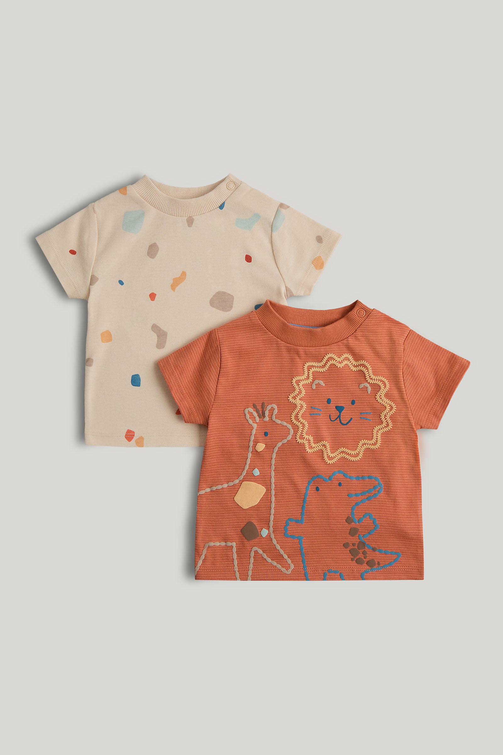 Mothercare 2 Pack Safari T-Shirts