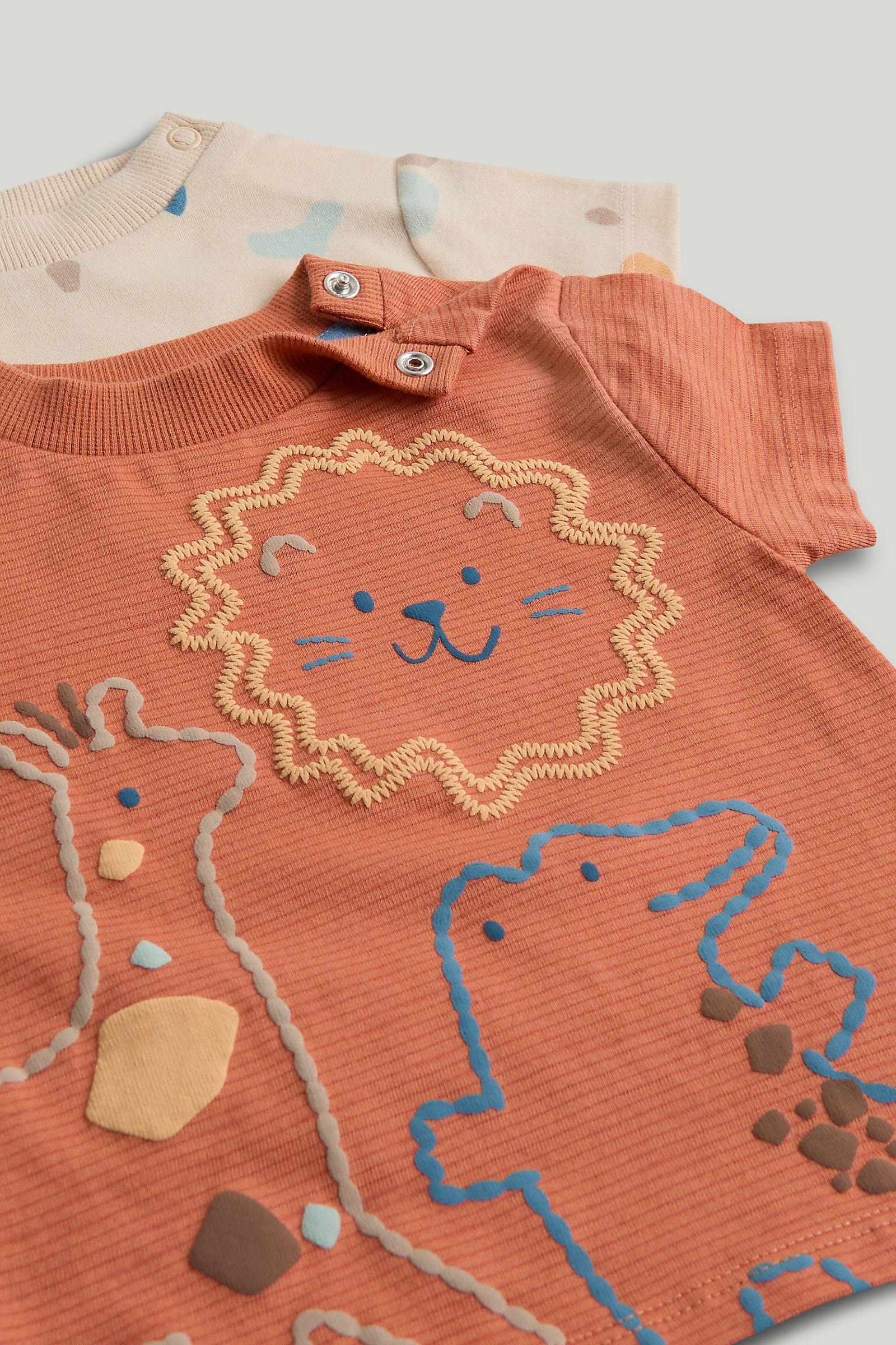 Mothercare 2 Pack Safari T-Shirts