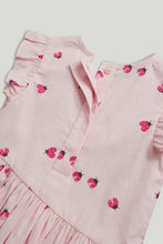 Load image into Gallery viewer, Mothercare Pink Ladybird Cotton Dress
