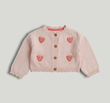 Mothercare Pink Strawberry Cardigan