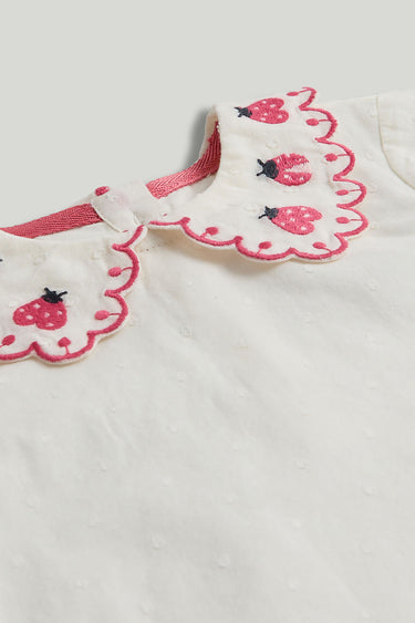 Mothercare Ladybird Blouse and Shorts Outfit