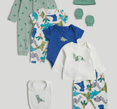Mothercare Dinosaur 8-Piece Outfit Gift Set