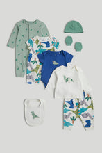 Load image into Gallery viewer, Mothercare Dinosaur 8-Piece Outfit Gift Set
