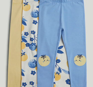 Mothercare 3 Pack Oranges leggings
