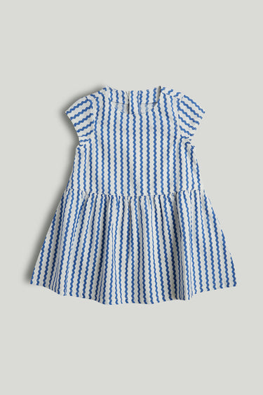 Mothercare Linen-Look Striped Dress