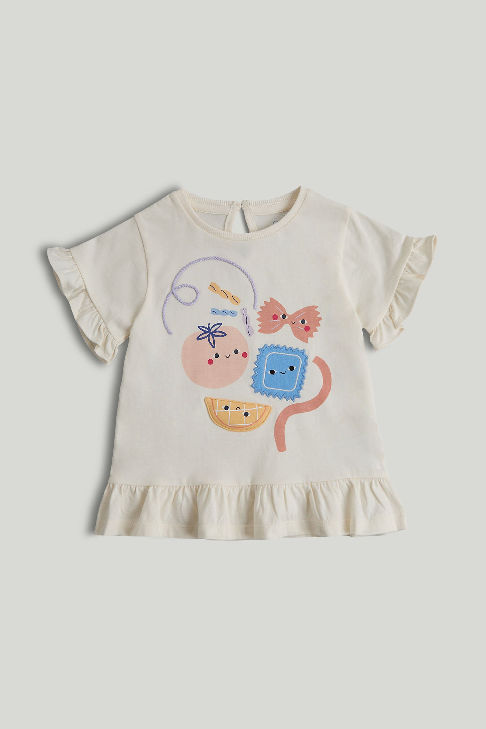 Mothercare White Pasta T-Shirt