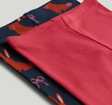 Mothercare 2 Pack Flared Ribbed Leggings