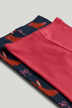 Load image into Gallery viewer, Mothercare 2 Pack Flared Ribbed Leggings
