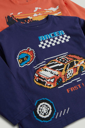 Mothercare 2 Pack Racer Pyjamas