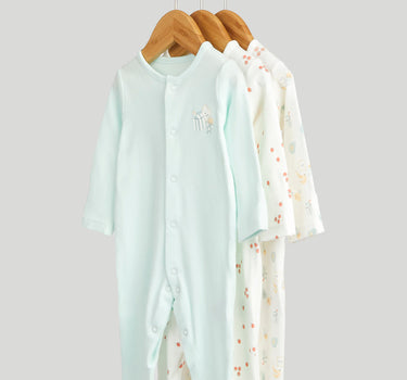 Mothercare 3 Pack Breakfast Friends Sleepsuits