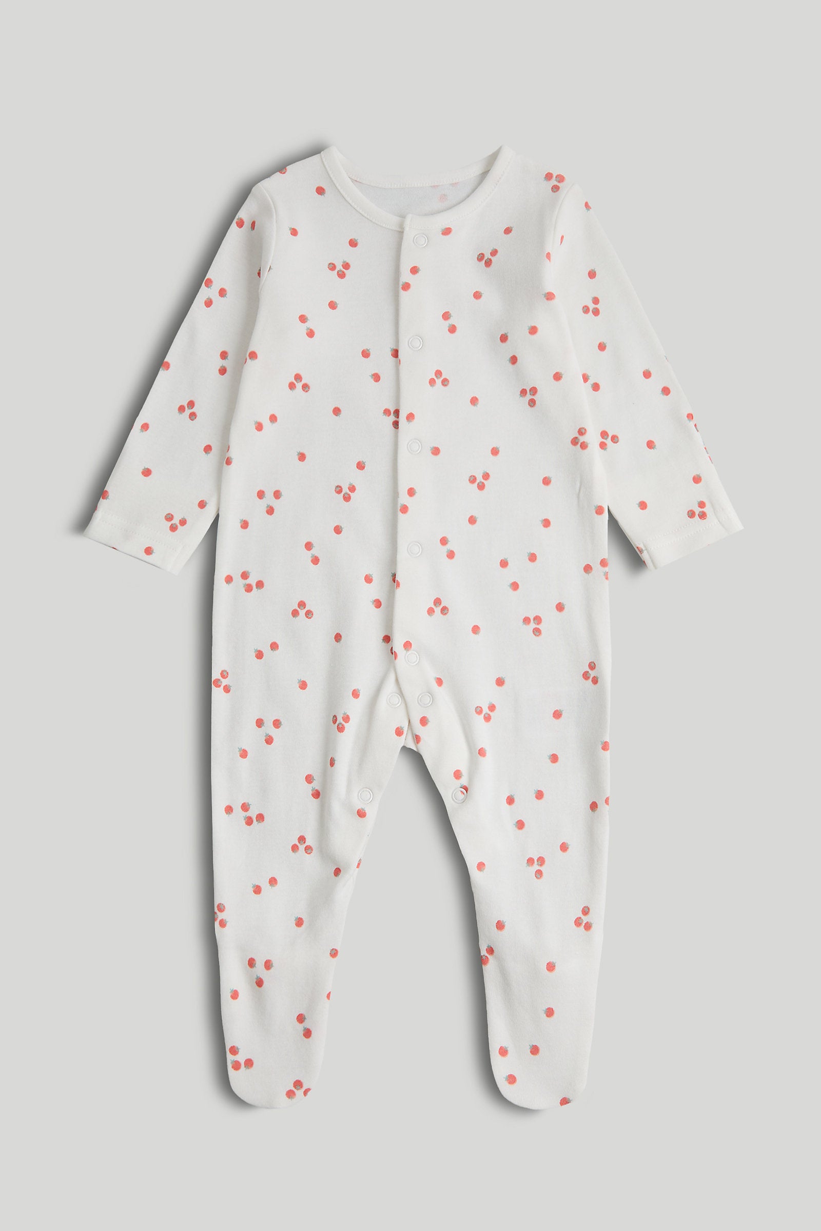 Mothercare 3 Pack Breakfast Friends Sleepsuits