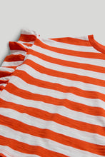 Load image into Gallery viewer, Mothercare Orange Striped T-Shirt
