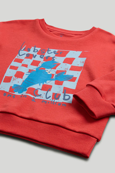 Mothercare Lobster Sweatshirt and Shorts Outfit