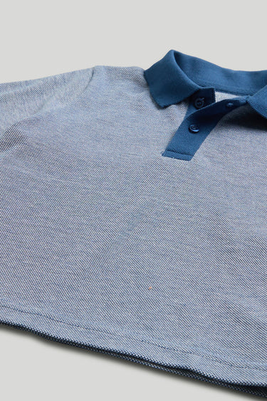 Mothercare Blue Polo Shirt and Shorts Outfit