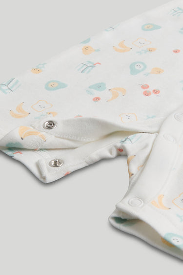 Mothercare 2 Pack Breakfast Friends Rompers