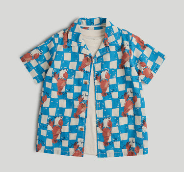 Mothercare Checkerboard Shirt and T-Shirt Set
