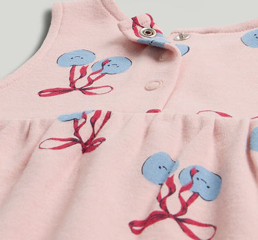 Mothercare Pink Dungarees and Bodysuit Outfit