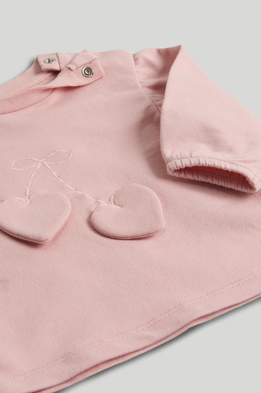 Mothercare Pink Sweatshirt and Trousers Outfit
