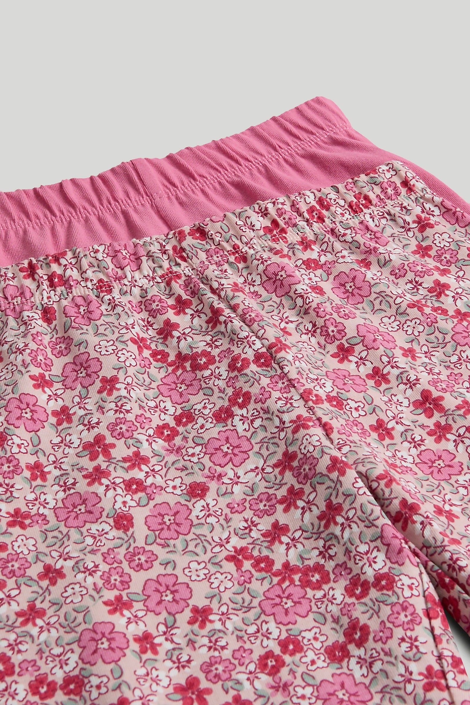 Mothercare 2 Pack Pink Flower Pyjamas
