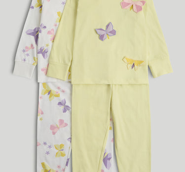 Mothercare 2 Pack Origami Butterfly Pyjamas
