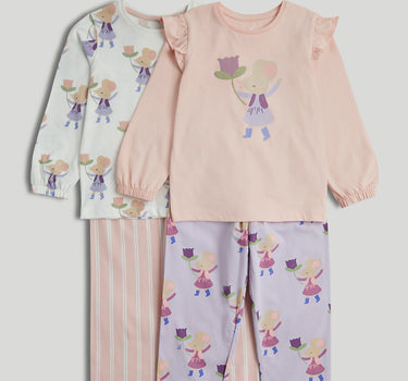 Mothercare 2 Pack Mouse Pyjamas