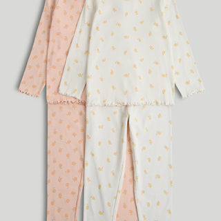 Mothercare 2 Pack Ribbed Pyjamas