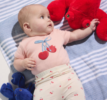 Mothercare 2 Pack Cherry Short-Sleeved Bodysuits