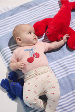 Load image into Gallery viewer, Mothercare 2 Pack Cherry Short-Sleeved Bodysuits
