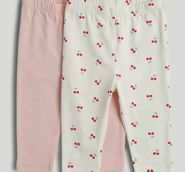 Mothercare 2 Pack Cherry Leggings