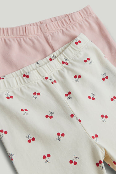 Mothercare 2 Pack Cherry Leggings