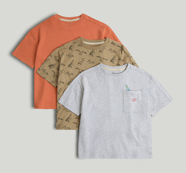Mothercare 3 Pack Pelican T-Shirts