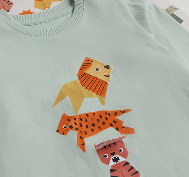 Mothercare 2 Pack Animal Lift-the-Flap Pyjamas