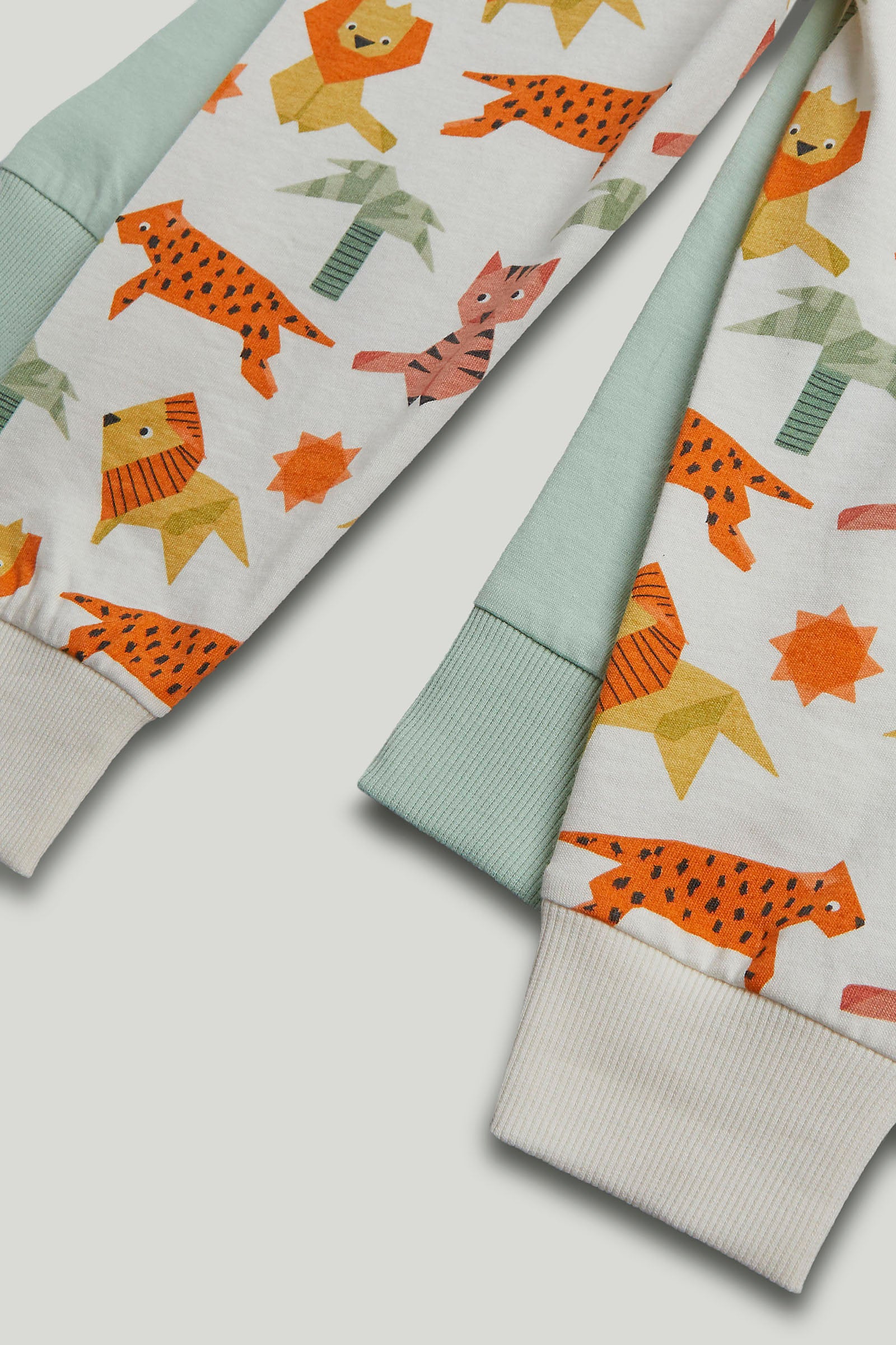 Mothercare 2 Pack Animal Lift-the-Flap Pyjamas