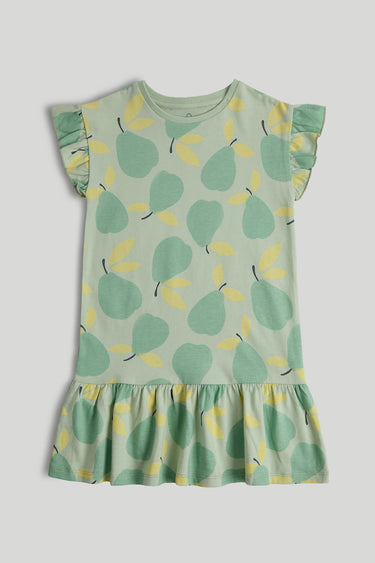 Mothercare Green Pear Jersey Dress