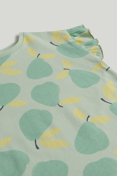 Mothercare Green Pear Jersey Dress