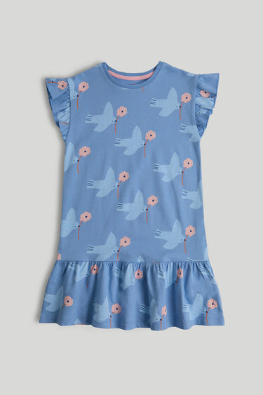 Mothercare Blue Bird Jersey Dress